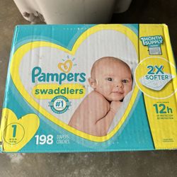 Size 1 Pampers new