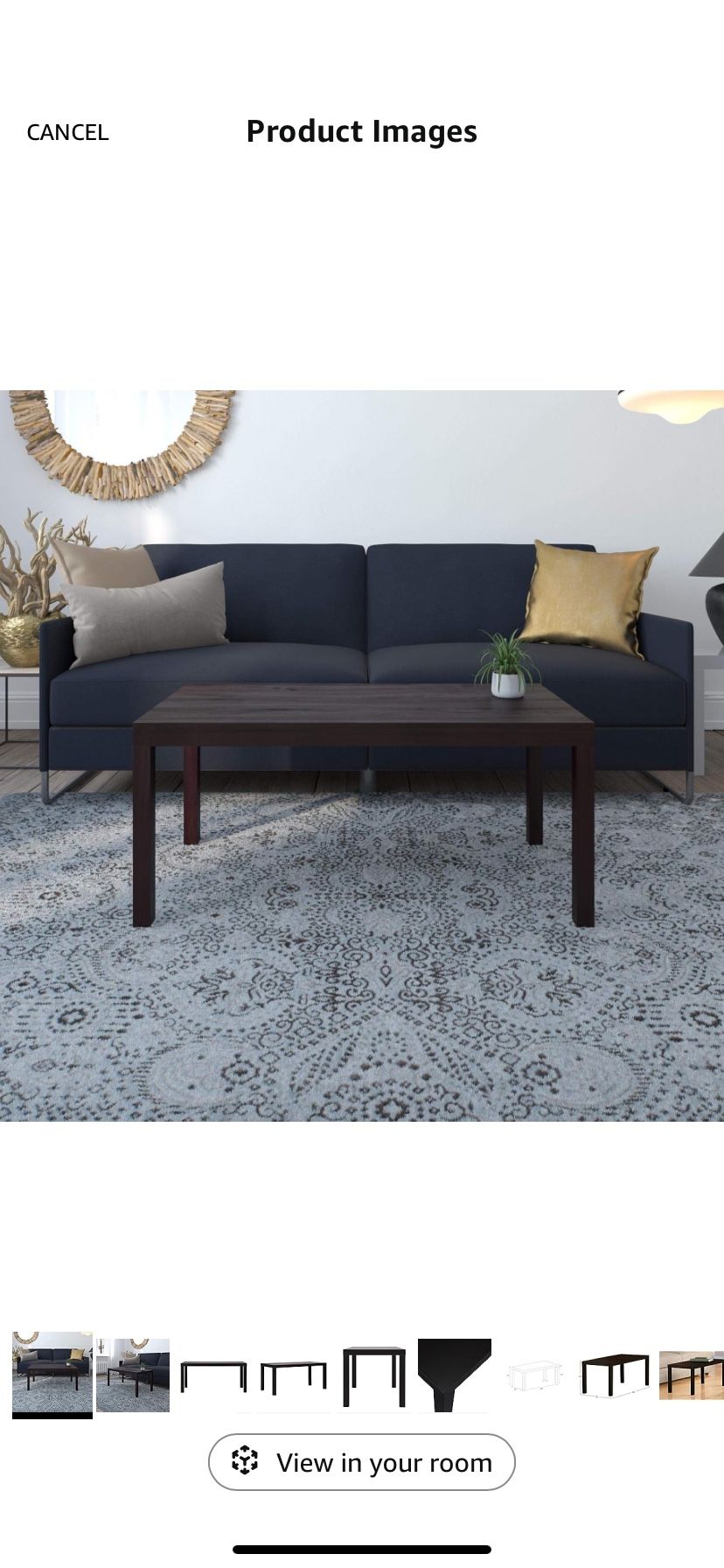 Coffee Table - Dark Brown