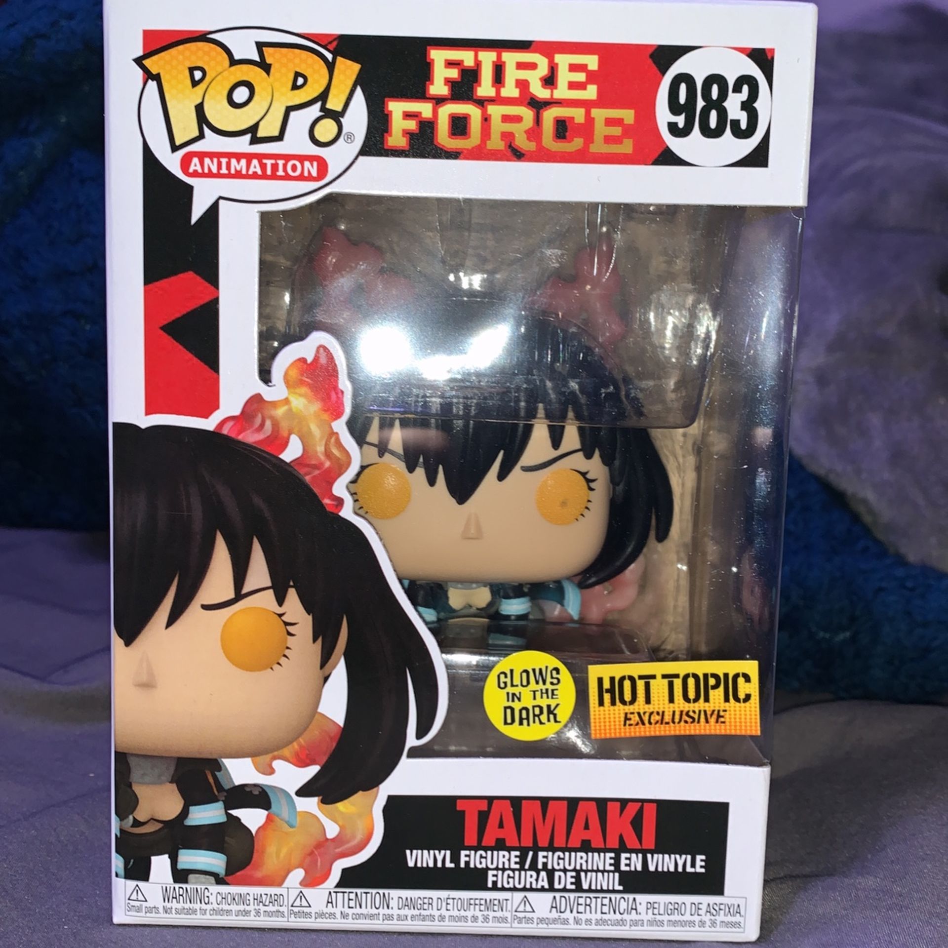 Fire Force Tamaki Anime Glow In The Dark Funko Pop