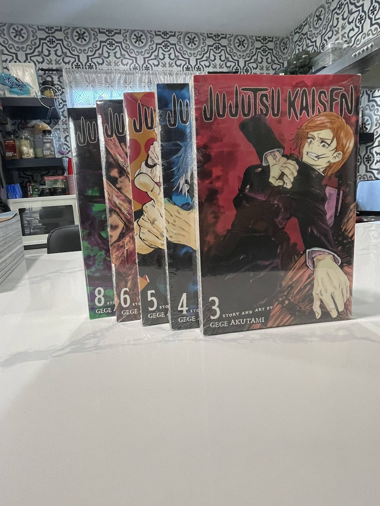 Jujutsu Kaisen Manga Vol 3,4,5,6,8