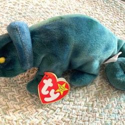 Rainbow Chameleon Beanie Baby