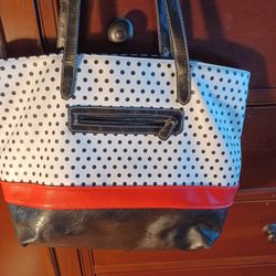 Vintage Purse Red, black, White, And Polkadot Purse $15. See Desrription