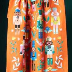 Anthropologie Nutcracker Dish Towel