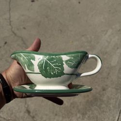 Vintage ceramic gravy boat