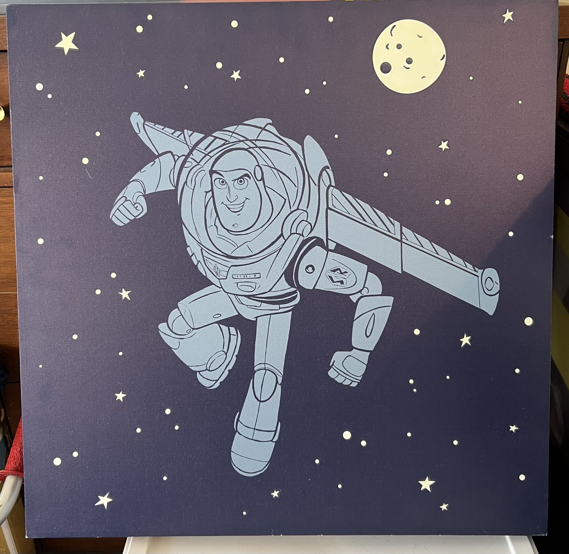 Pixar Toy Story Buzz Lightyear 24x24 Canvas