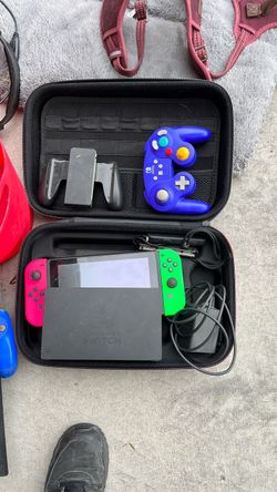 Nintendo Switch with Case and Accessories