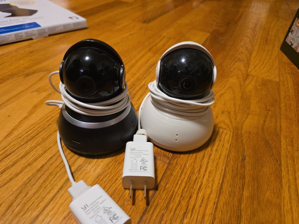 Two Yi Indoor Cameras