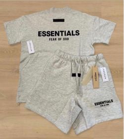 Fear of God Essentials T-Shirt and Shorts Set