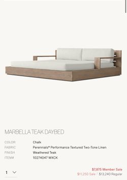 RH Marbella Daybed