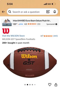 Brand new never used Wilson GST speed football