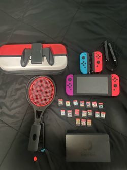 Nintendo Switch W/ 17 Games Included