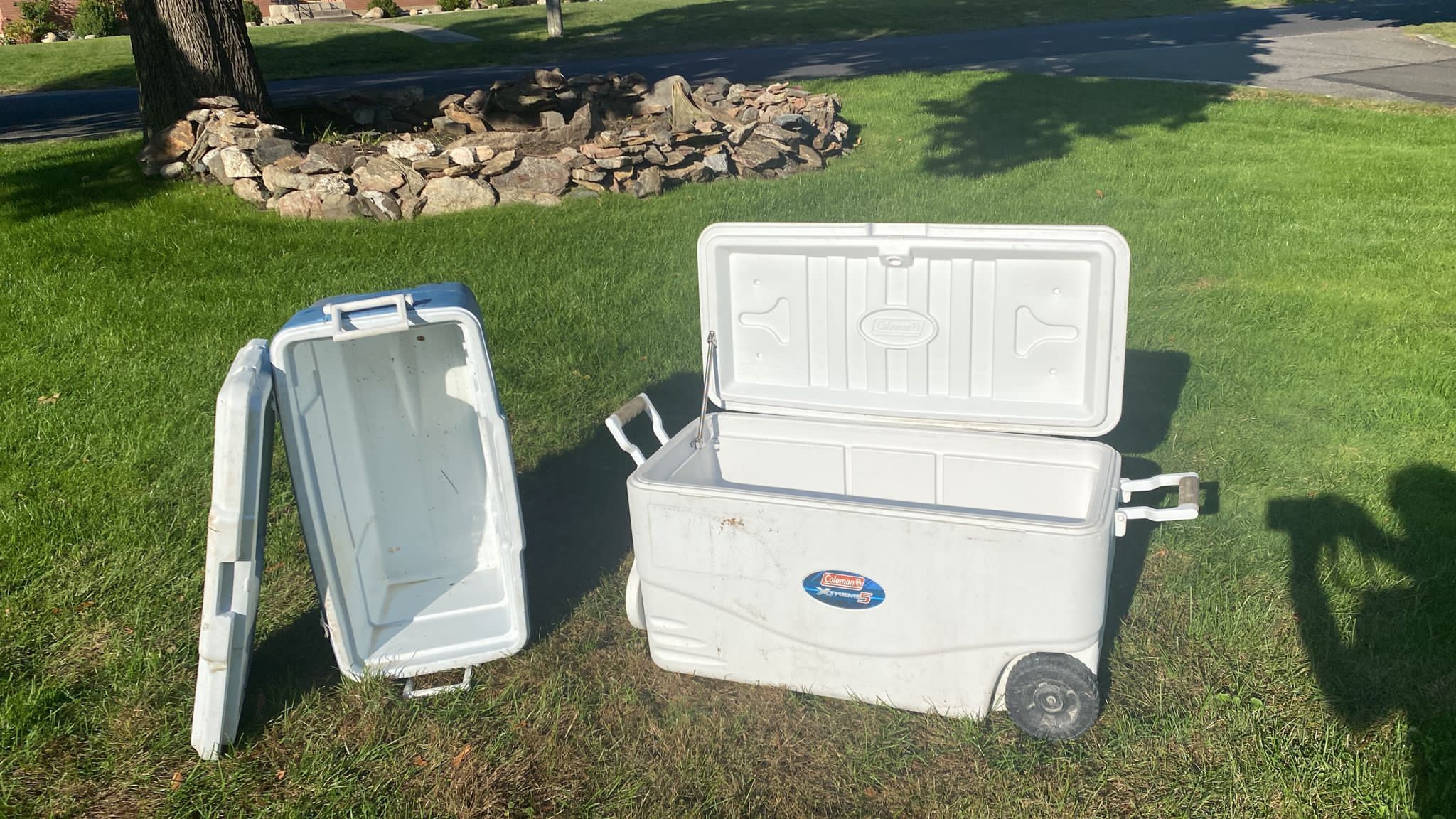 Coleman Large Extreme 5 Cooler  And Smaller Size One 