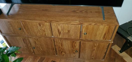 Tv Stand/cabinet  47 Inches Long  25 Inches Tall  15.5 Inches Wide