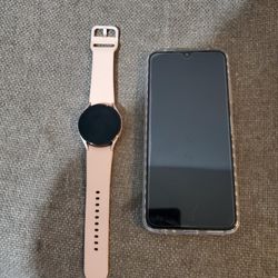 SAMSUNG A22 AND SAMSUNG  4th Gen WATCH COBO