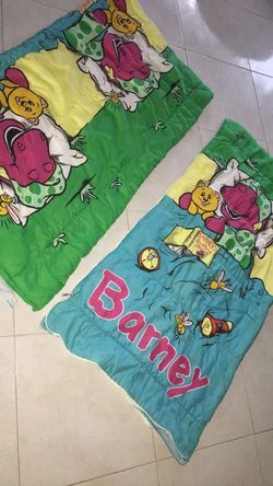 2 Barney sleeping bags excellent condition