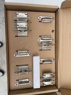 Inset hinge 3/8