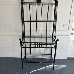 Wrought Iron Wine Rack