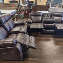 New Recliner Sofa And Loveseat