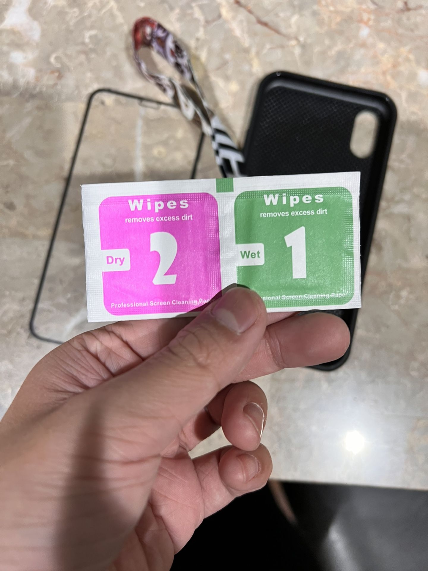 iPhone X/Xs phone case and fiber glass tiger