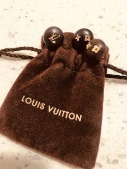 LV Wooden Real Earrings 