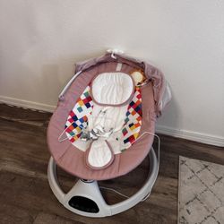 Pink Baby swing