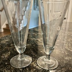 Princess House Pilsner glasses 
