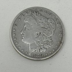 1879 Morgan, Silver Dollar coin