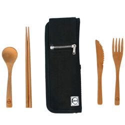 Bamboo Cutlery Travel Set Utensils