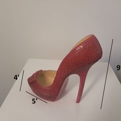 01 pieces of red high-heeled shoes for decorations or centerpieces Rainer
