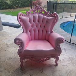 Pink Plastic Chair
