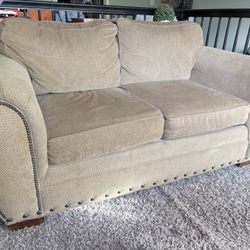 Brown Loveseat Sofa