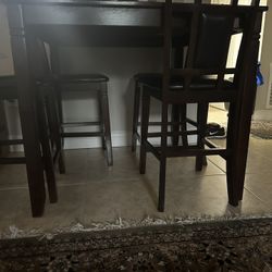 Dining Table w/ High Chairs