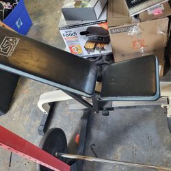 Incline Bench, Weigjt Tower, Weights