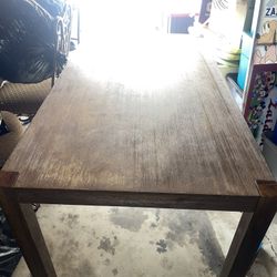 Wooden kitchen Table And 6 Chairs