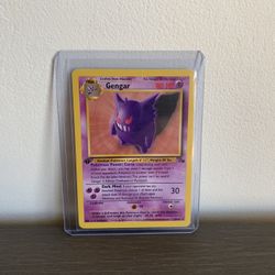 gengar pokemon card first edition Gengar Fossil 1st Edition 5/62 PSA 9 – TBC Games main image 0