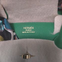 Bag HERMES Birkin 30 Vert Cactus Epsom Gold Hardware