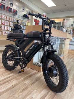 Movcan V30 Pro Max Electric Bike Double Battery Dual Motor 38mph Ebike Financing $1-$100 Down
