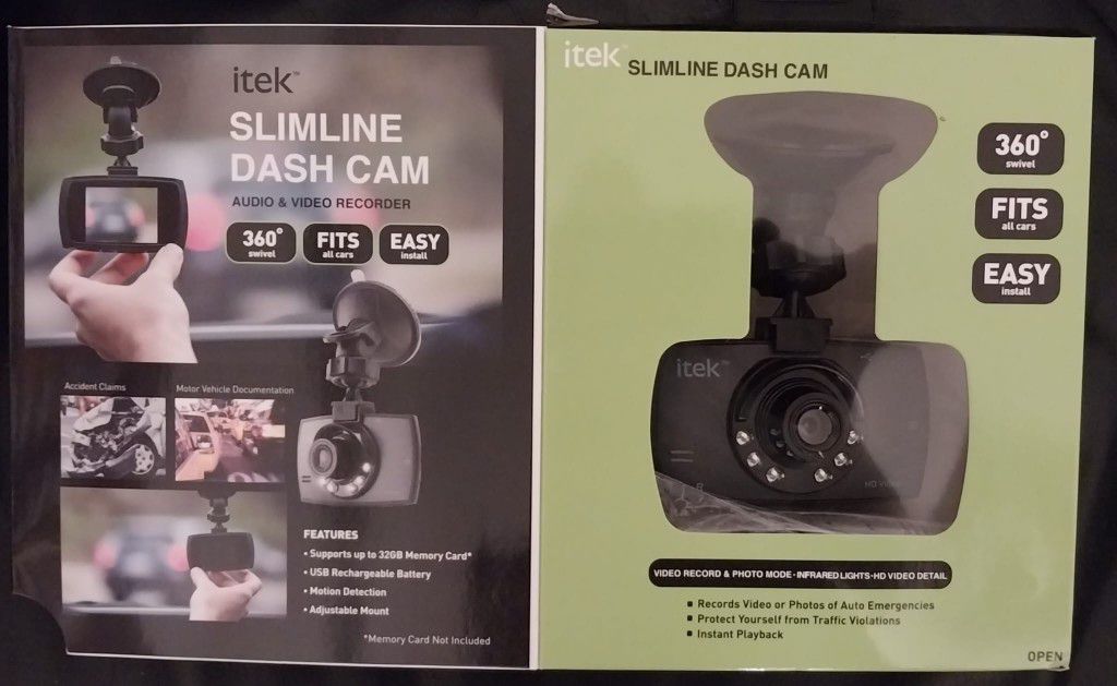 Slimline Dash Cam Audio & Video Recorder

