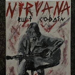 Kurt Cobain - Nirvana Painting 