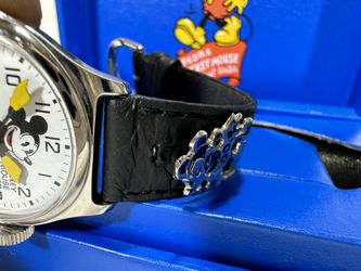 NOS Vintage Pedre Mickey Mouse Wrist Watch with COA Original Blue Box Limited for Sale in Irvine CA OfferUp