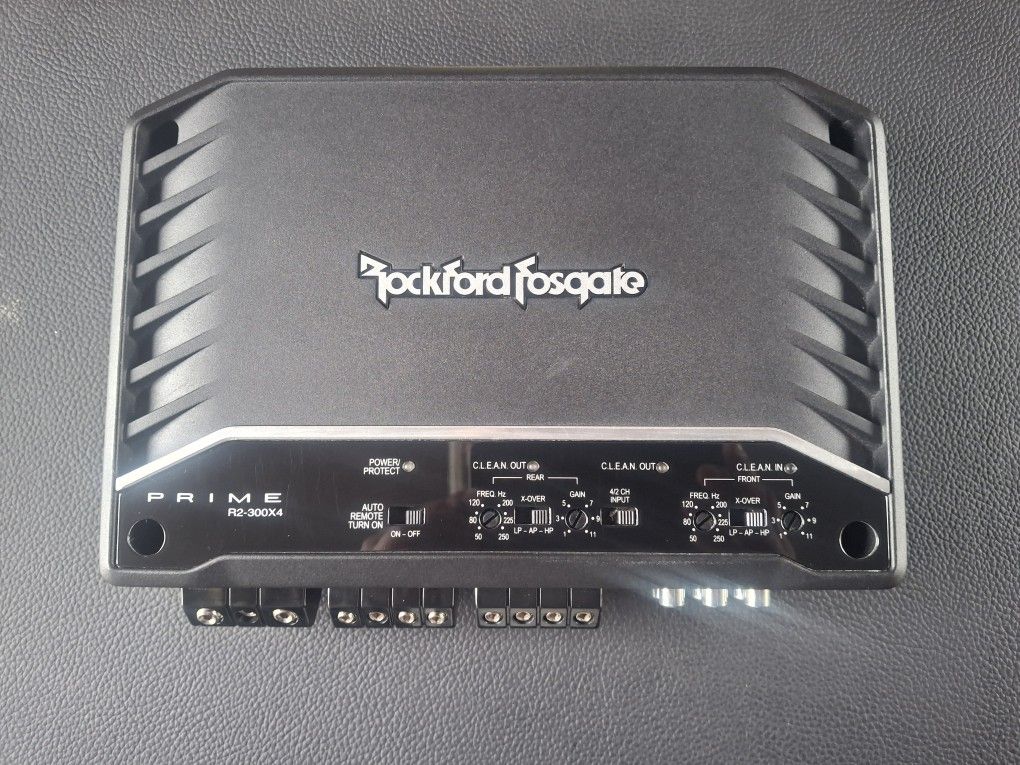 Rockford Fosgate R2 300x4 Voice Amplifier Barely New 220.00 Merced Pick Up