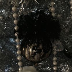 Handmade lace ornaments