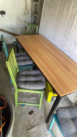Table and chairs