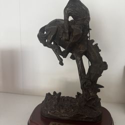 Frederic Remington Outlaw Statue Collector