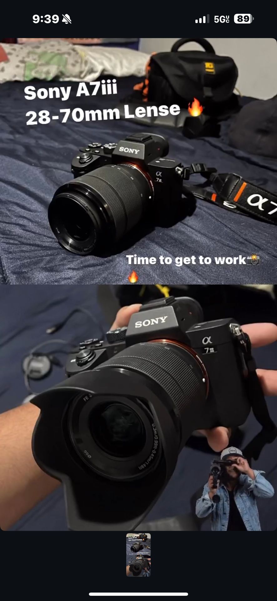 Sony A7III Camera
