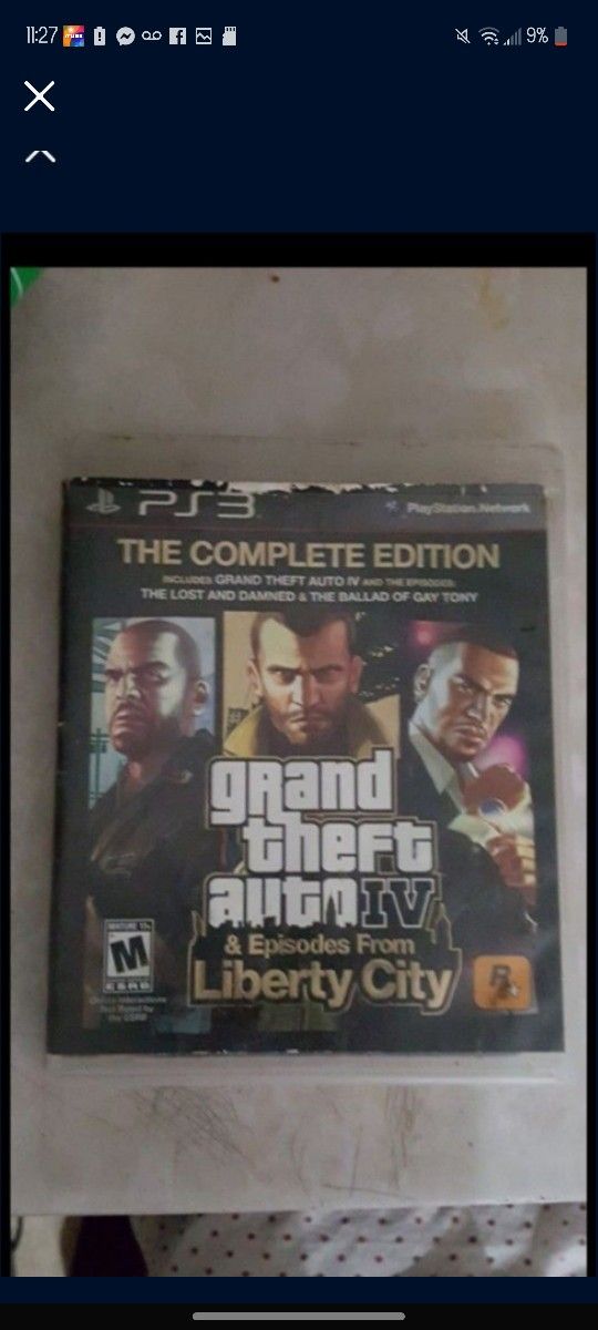 GTA 4 For Ps3