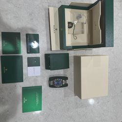 Rolex Oyster Perpetual 41mm Blue Dial