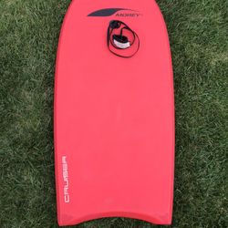 Morey Boogie Board Crusher Red Slick Bottom
