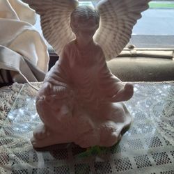 Angel Night Light With Lion Lamb And Bird