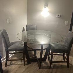 Glass Dining Table 
